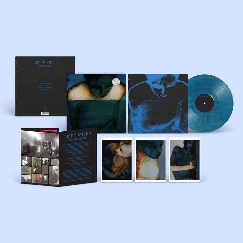 Just Mustard Heart Under Limited Marbled Blue Vinyl LP + Art Prints