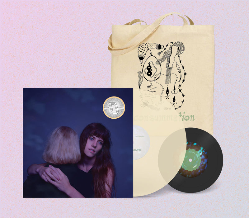 Katie Von Schleicher - Consummation : Limited Clear Vinyl LP with Bonus 7" and Tote Bag *DINKED EXCLUSIVE 045 *Pre-Order