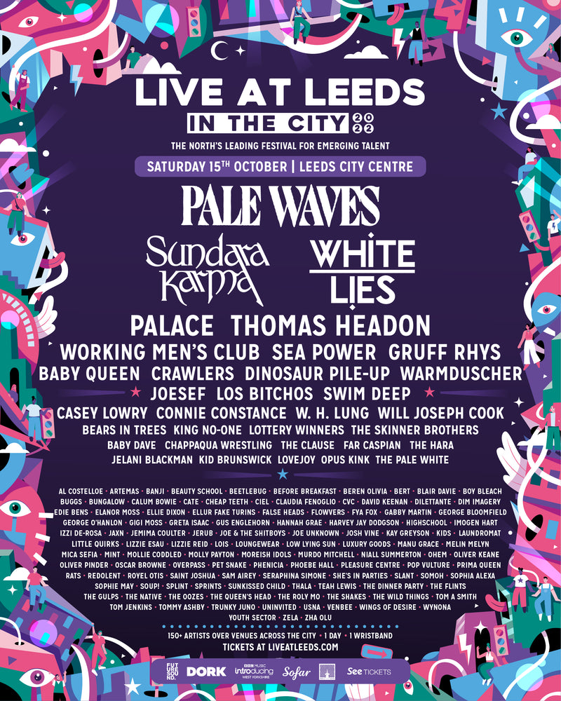 Live At Leeds  'In The City' 2022 15/10/22 @ Various Leeds Venues