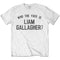 Liam Gallagher Who The Fuck... Unisex T-Shirt White