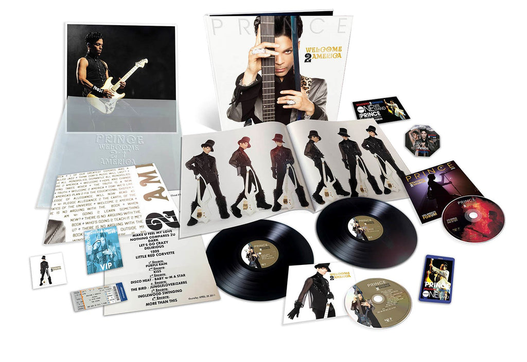 Prince Single Collection Box Prince - Welcome 2 America: Limited Deluxe Box Set (SHOP COLLECTION ON ...