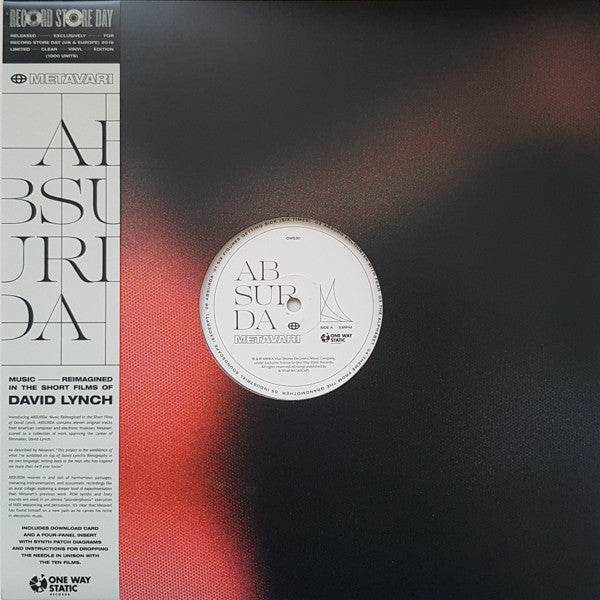 Metavari ‎– Absurda-Music Reimagined In The Short Films Of David Lynch: Vinyl LP