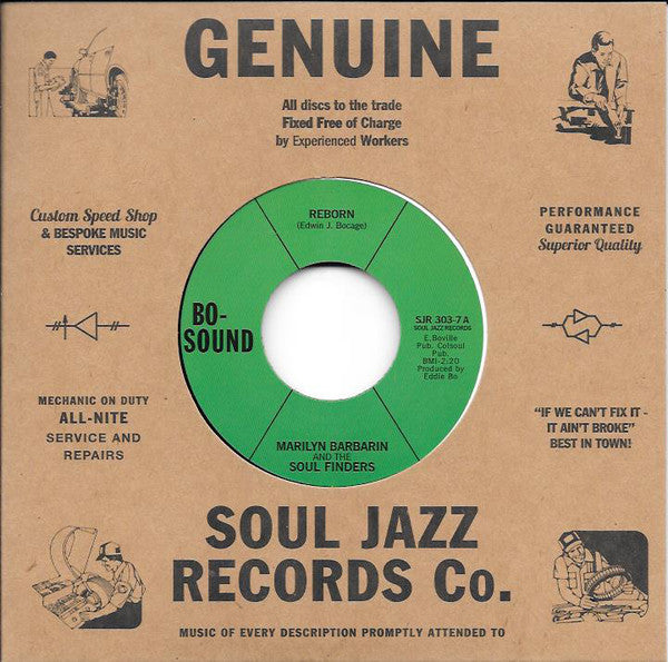 Marylin Barbarin and the Soul Finders - Reborn/Believe 7"
