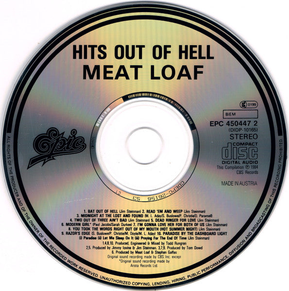 Meat Loaf – Hits Out Of Hell