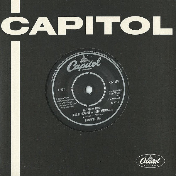 Brian Wilson - The Right Time: 7" Single