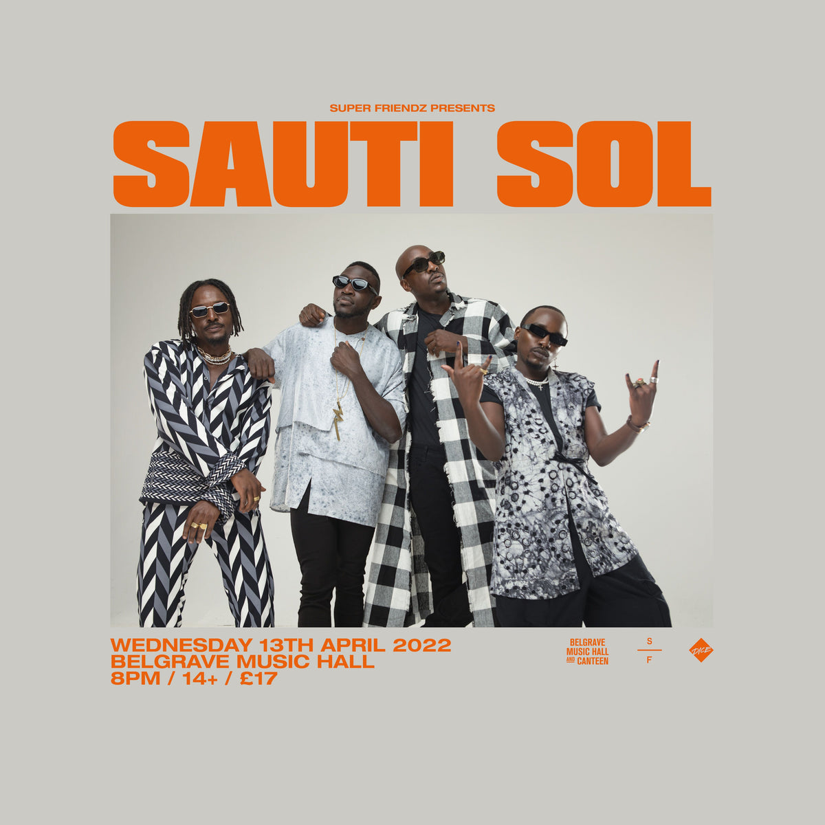 Sauti Sol 22/06/22 @ Belgrave Music Hall