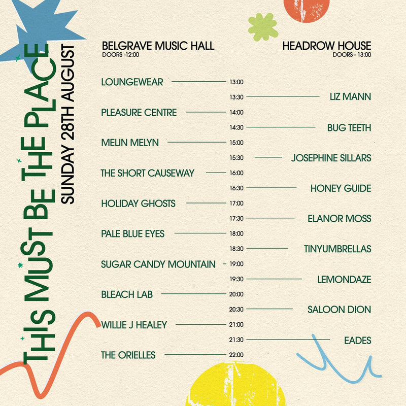 This Must be the Place Festival 2022 (Sun) 28/08/22 @ Belgrave Music Hall & Headrow House