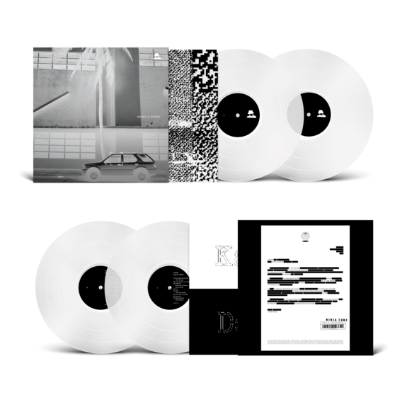 Actress - Karma & Desire: Clear Vinyl 2LP In Foil Bag