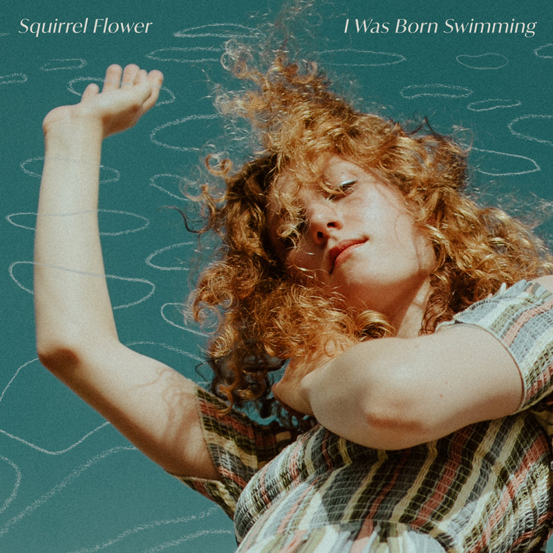 Squirrel Flower - I Was Born Swimming : Limited Transparent BLUE Vinyl LP in Handnumbered Sleeve with Bonus 7" and signed postcard *DINKED EXCLUSIVE 033