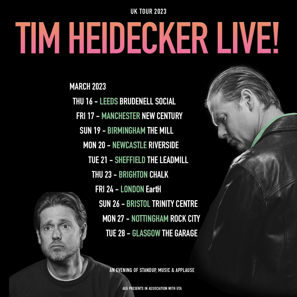 Tim Heidecker 16/03/23 @ Brudenell Social Club