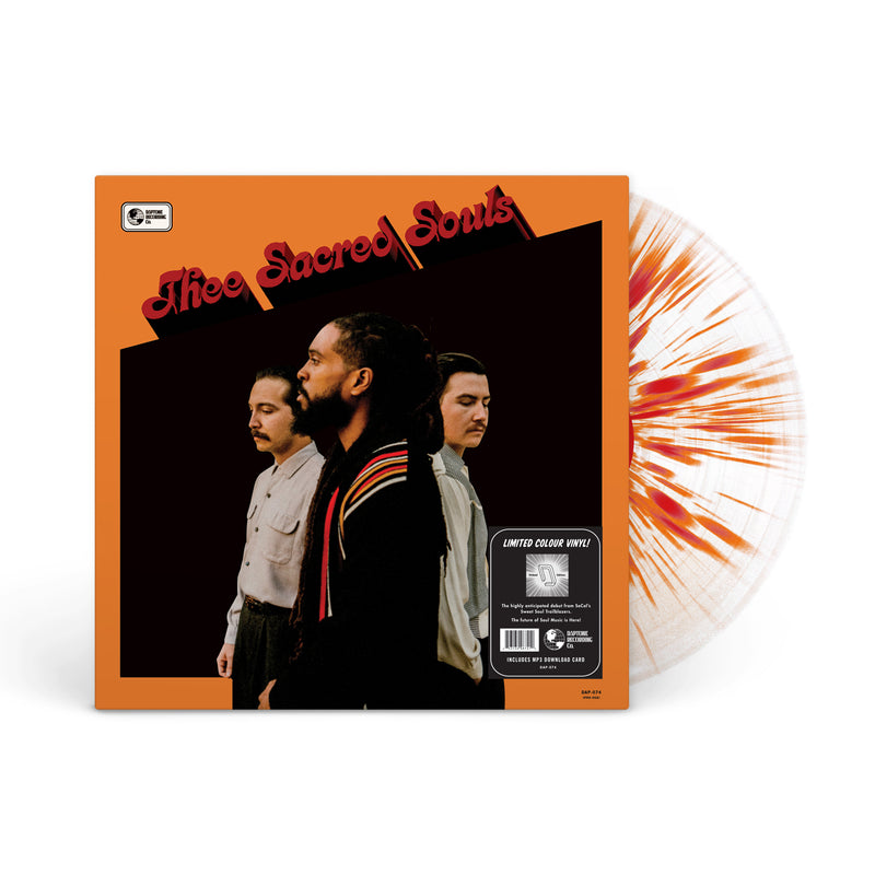 Thee Sacred Souls - Thee Sacred Souls: Limited Clear With Orange & Red Splatter Vinyl LP + Poster DINKED EXCLUSIVE 205