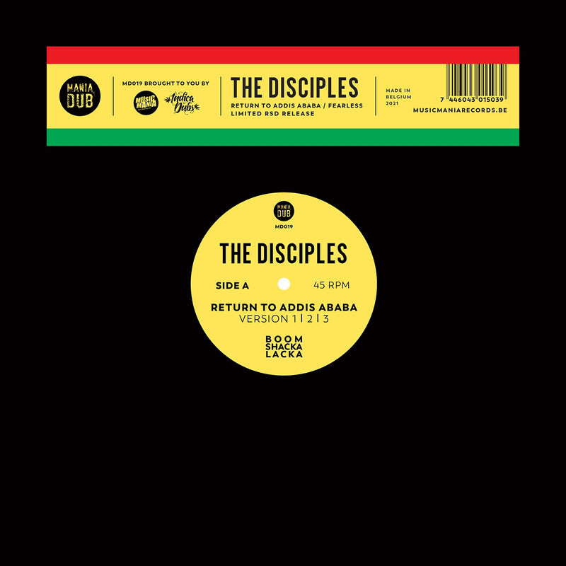 Disciples (The) - Return To Addis Ababa/Fearless: Vinyl 12" Limited RSD 2021