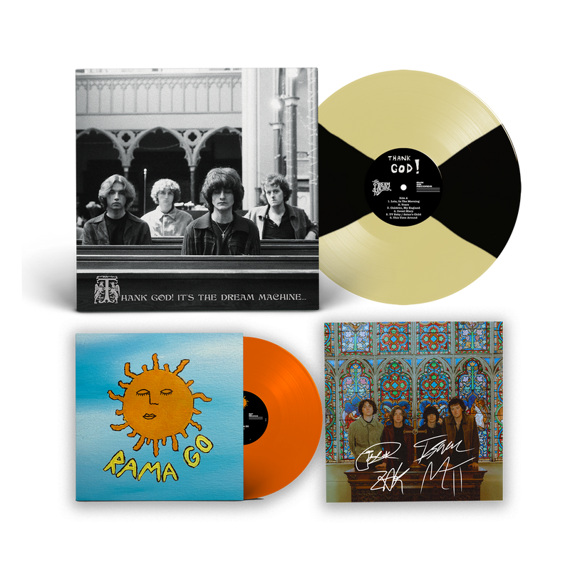 Dream Machine (The) - Thank God! It’s The Dream Machine…: Skunk Skin Vinyl LP + Signed Print & Orange 7in Single DINKED EDITION EXCLUSIVE 237