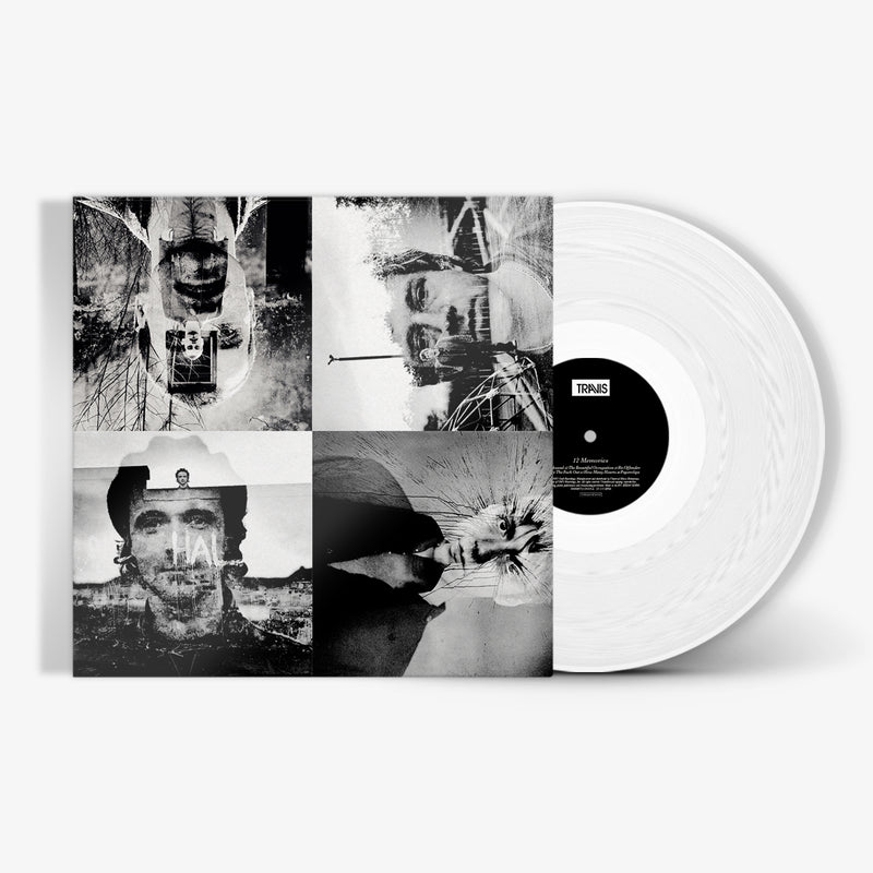 Travis - 12 Memories: White LP + Signed Postcard Set