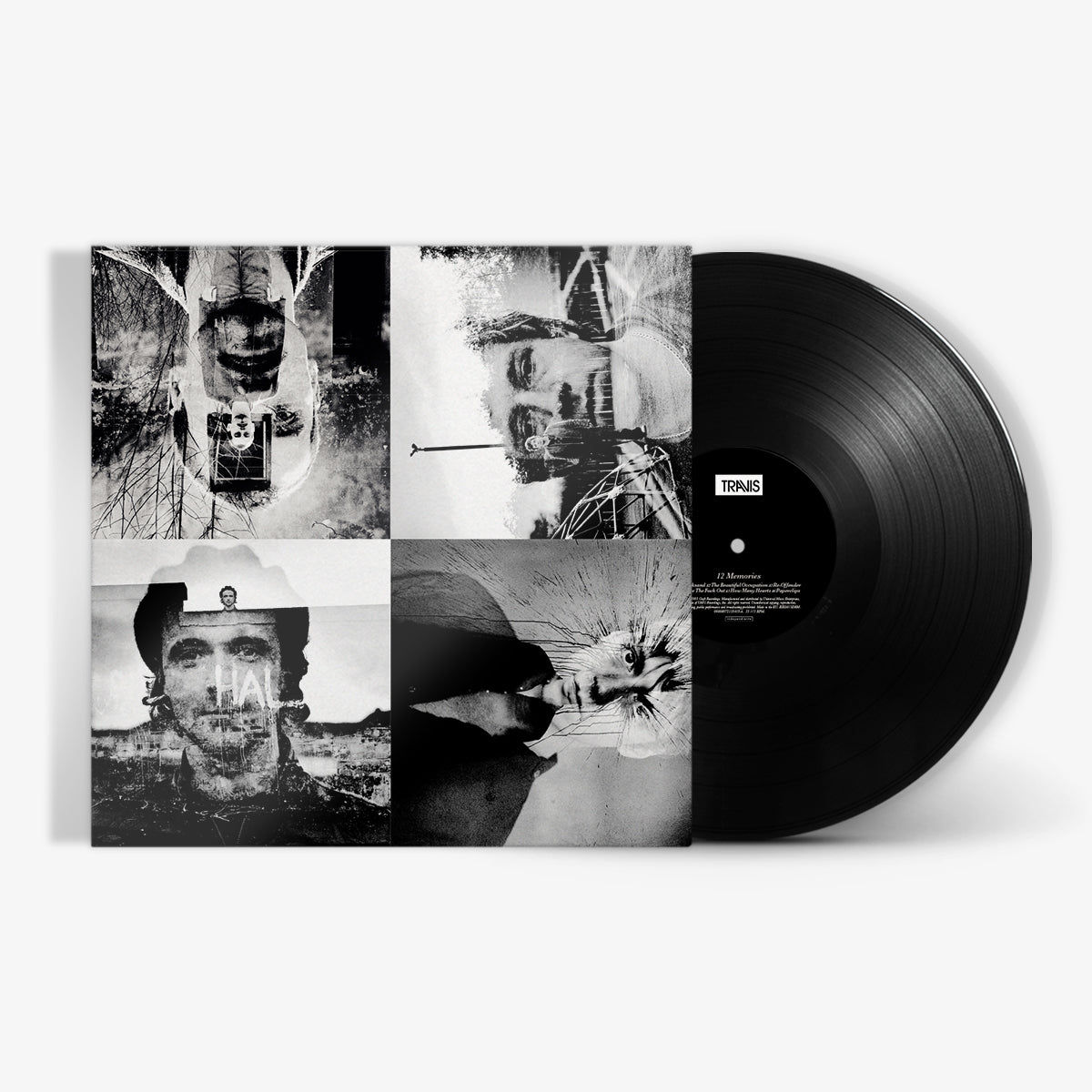 Travis - 12 Memories: White LP + Signed Postcard Set