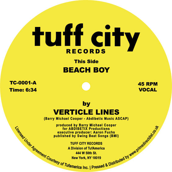Vertical Lines - Beach Boy/Beach Boy - Inst - Limited RSD 2022