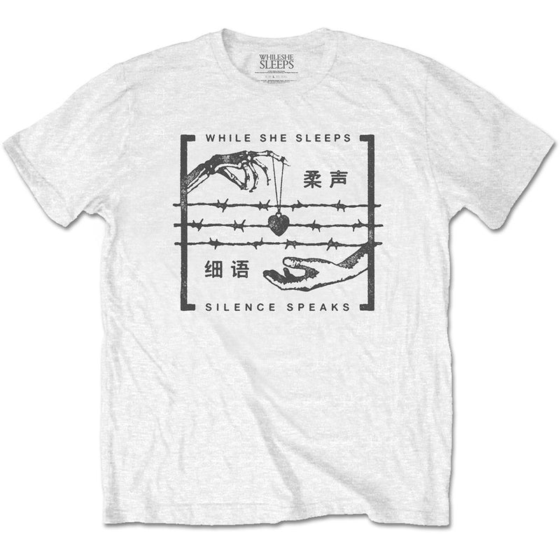 While She Sleeps Silence Speaks Unisex T-Shirt
