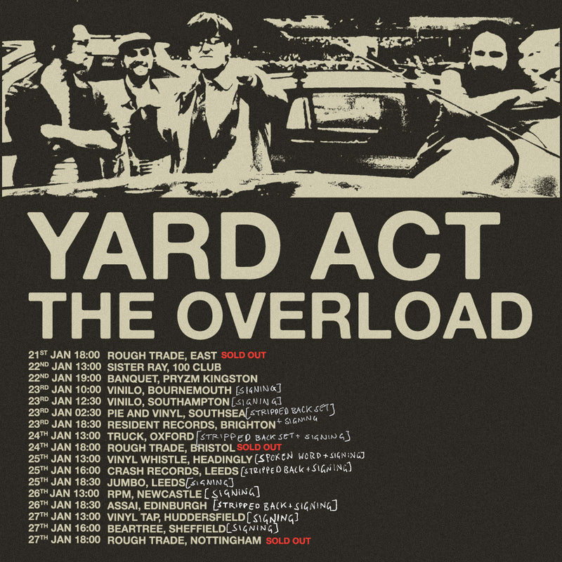 Yard Act - The Overload - Album + Ticket (Stripped Back Instore & Signing)