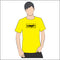 Crash Records Leeds - T Shirt: Yellow with black print