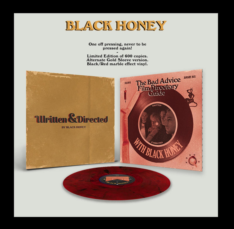 Black Honey - Written & Directed: Limited Black/Red Marble LP With Alternate Cover Art *DINKED EXCLUSIVE 075