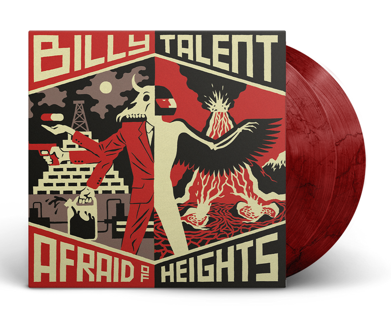 Billy Talent - Afraid Of Heights: Limited 'Bloody Mary' Colour Double Vinyl LP