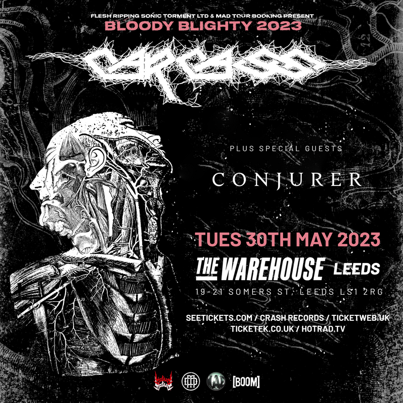 Carcass 30/05/23 @ The Warehouse, Leeds