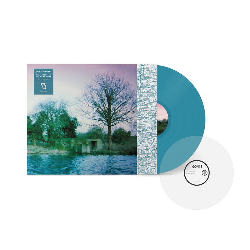 Girls In Synthesis - The Rest Is Distraction: River Lea Turquoise Vinyl LP + Exclusive Flexi Disc DINKED EXCLUSIVE 217