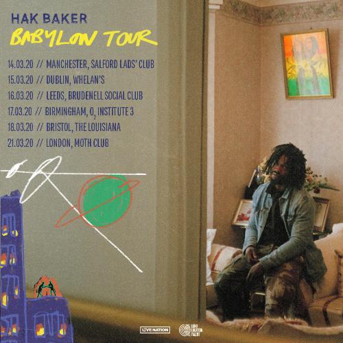 Hak Baker 16/03/21 @ Brudenell Social Club *Cancelled