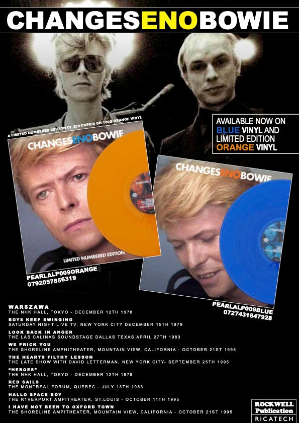 David Bowie - ChangesEnoBowie (The Brian Eno Years) LIVE