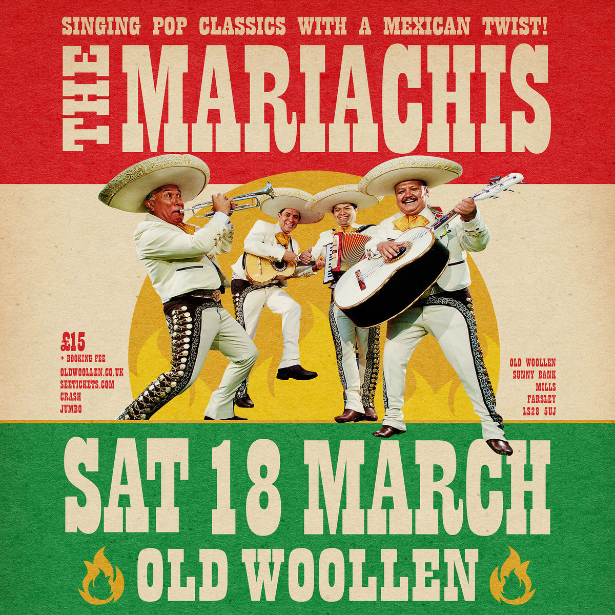 The Mariachis 18/03/23 @ Old Woollen