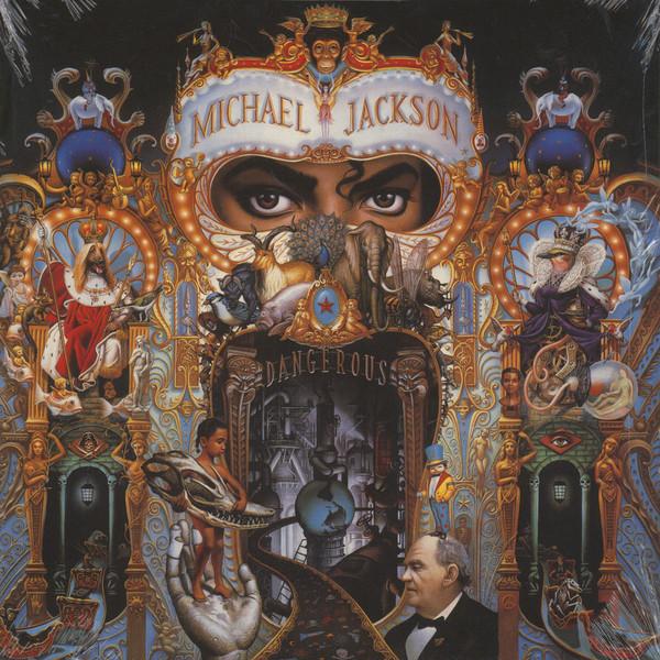 Michael Jackson - Dangerous: Red & Black Swirl Double Vinyl LP