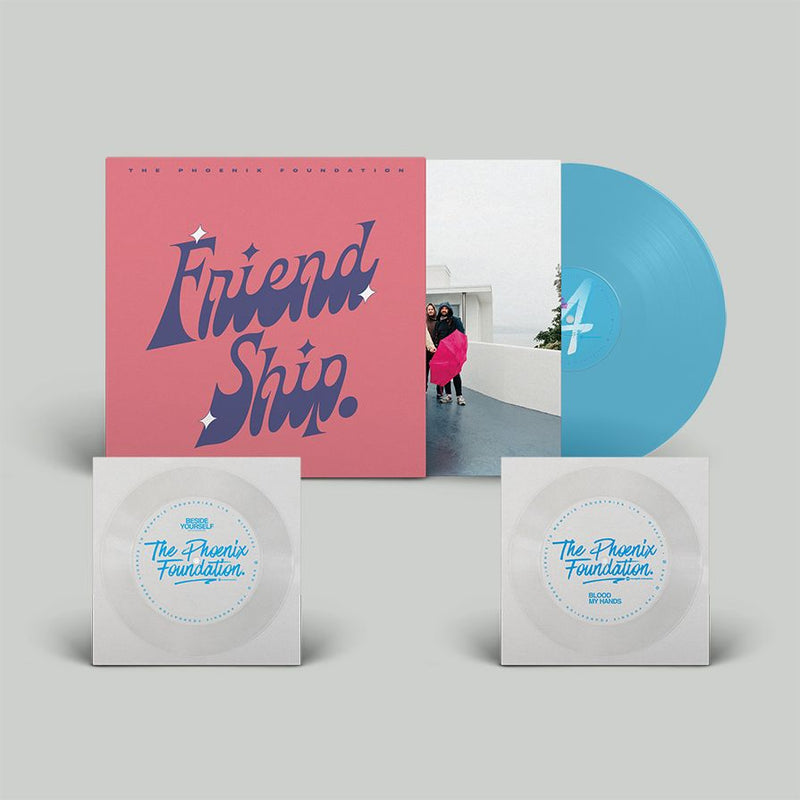Phoenix Foundation (The)  - Friend Ship : Exclusive Turquoise Vinyl LP in Screenprinted sleeve with 2 bonus Flexidiscs *DINKED EXCLUSIVE 065* Pre-Order