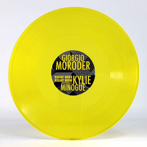 Giorgio Moroder (Feat Kylie Minogue) - Right Here, Right Now: 12" Yellow Vinyl EP