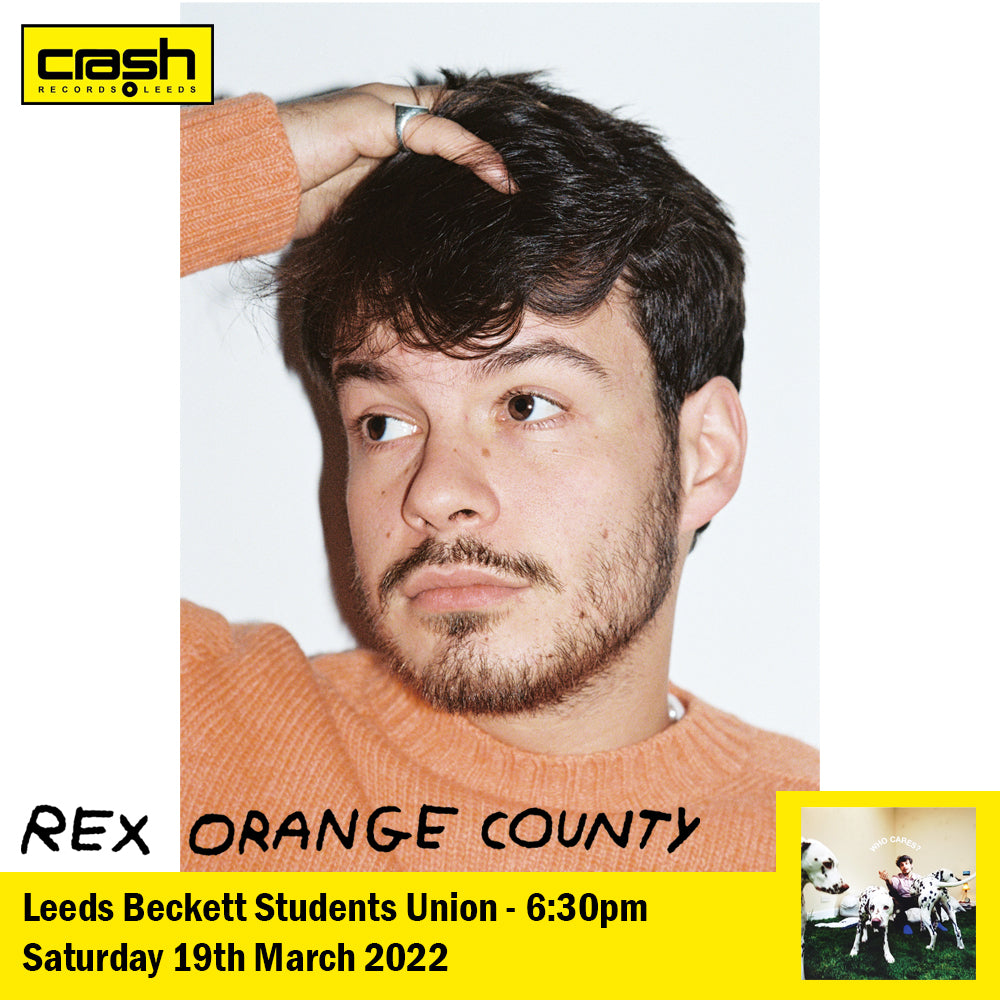 Rex Orange County - Who Cares? : Various Formats + Ticket Bundle (Album Launch Show at Leeds Beckett Students Union)