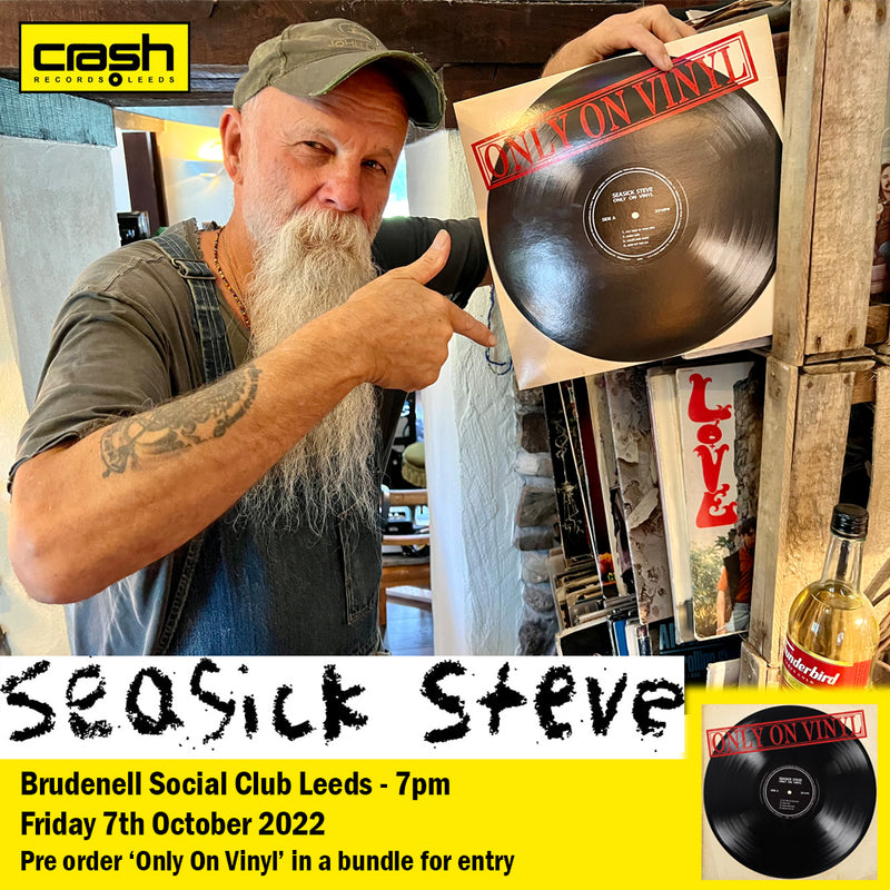 Seasick Steve - Only On V|nyl + Ticket Bundle (Intimate Album Launch show at Brudenell Social Club Leeds)