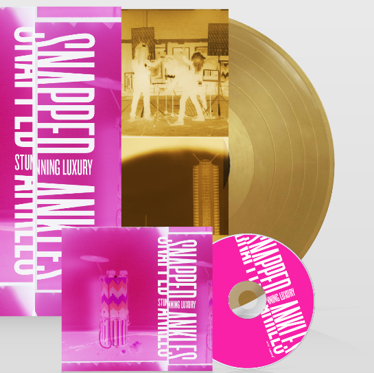 Snapped Ankles - Stunning Luxury: Exclusive Gold Vinyl hand numbered LP *DINKED EXCLUSIVE 006