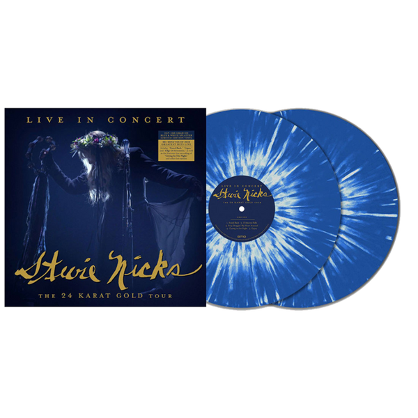 Stevie Nicks - Live In Concert The 24 Karat Gold Tour : Limited National Album Day Blue & White Splatter Vinyl LP
