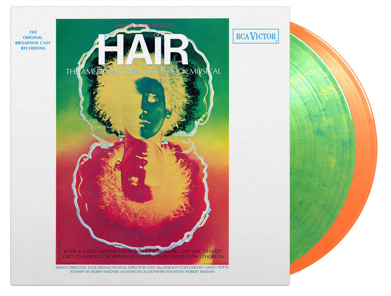 Hair - Original Broadway Cast Soundtrack: Coloured Swirl Vinyl Double LP