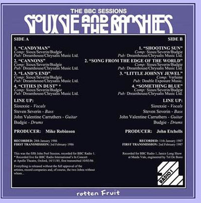 Siouxsie & The Banshees ‎– BBC Sessions 1986-87