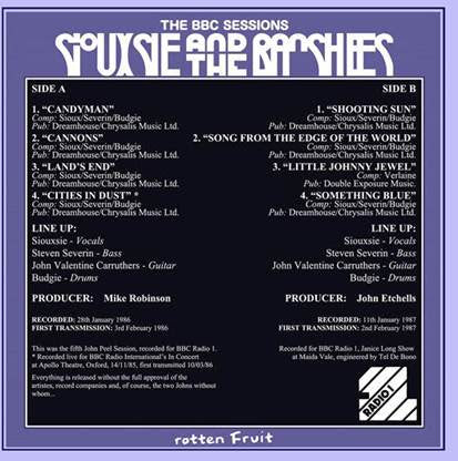 Siouxsie & The Banshees ‎– BBC Sessions 1986-87